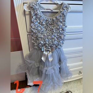 Girls floral sparkle dress